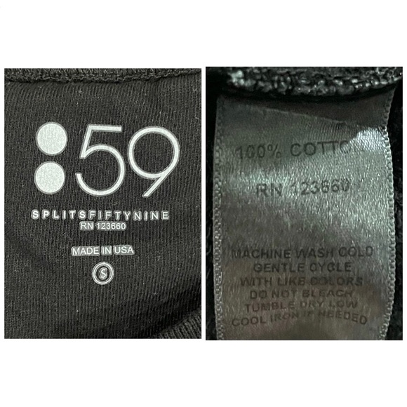 SPLITS59 Black Pullover Sweater with Runners Graphic Small - Picture 6 of 8
